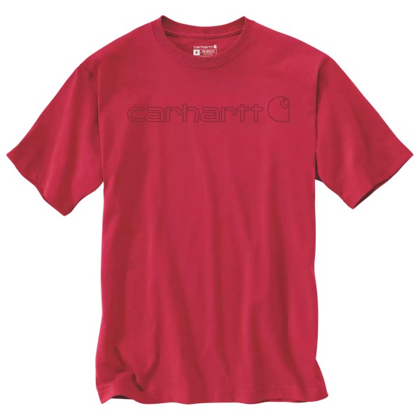 Carhartt Dearborn Relaxed Logo T-Shirt T-Shirt Herren (Gr XL |rot)