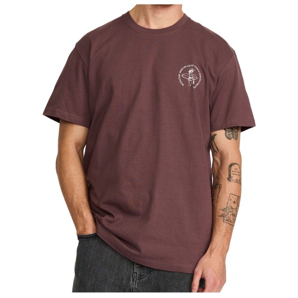 Revolution Printed T-Shirt 1458 COW T-shirt Bruin