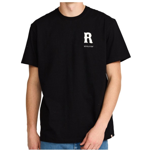 Revolution Printed T-Shirt 1458 FUC T-shirt Zwart
