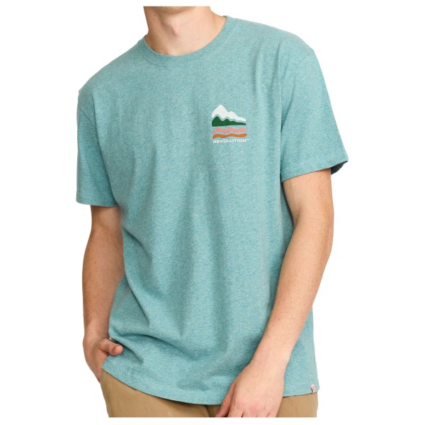 Revolution Printed T-Shirt 1459 TER T-shirt turkoois Turquoise