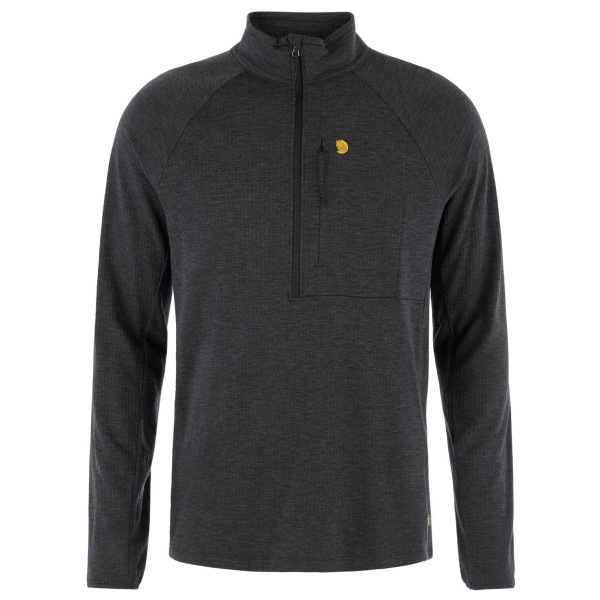Fjällräven Bergtagen Midlayer Half Zip Merinoshirt Zwart