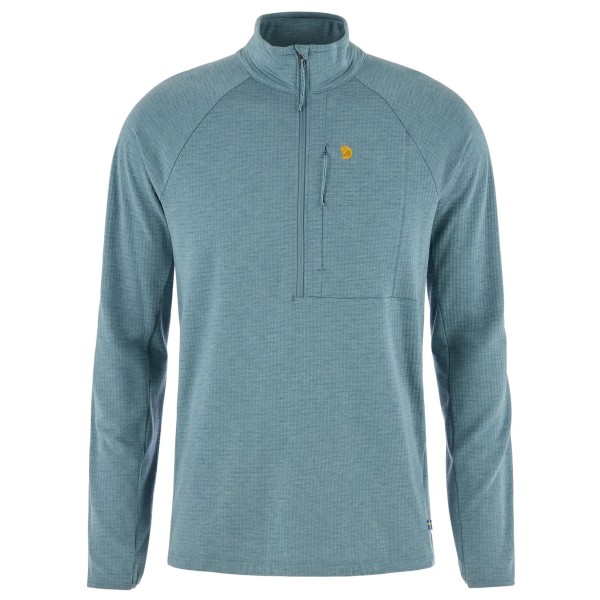 Fjällräven Bergtagen Midlayer Half Zip Merinoshirt Blauw
