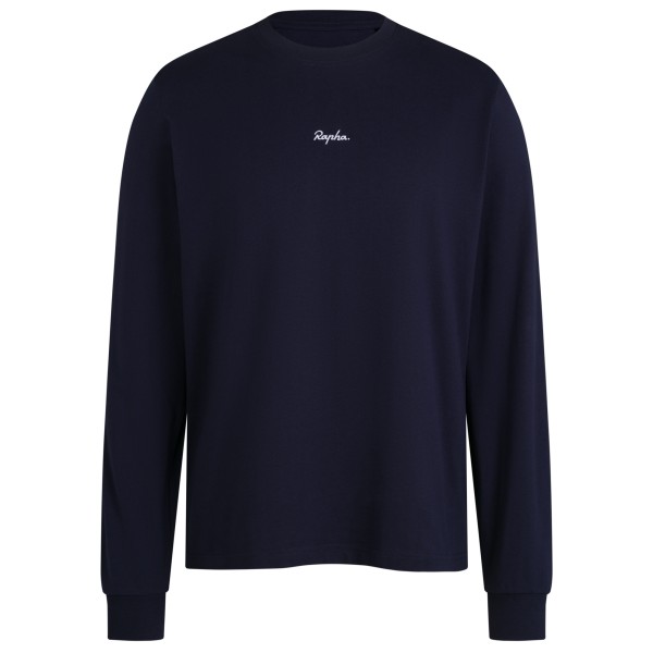 Rapha Long Sleeve Cotton T-Shirt Longsleeve Blauw