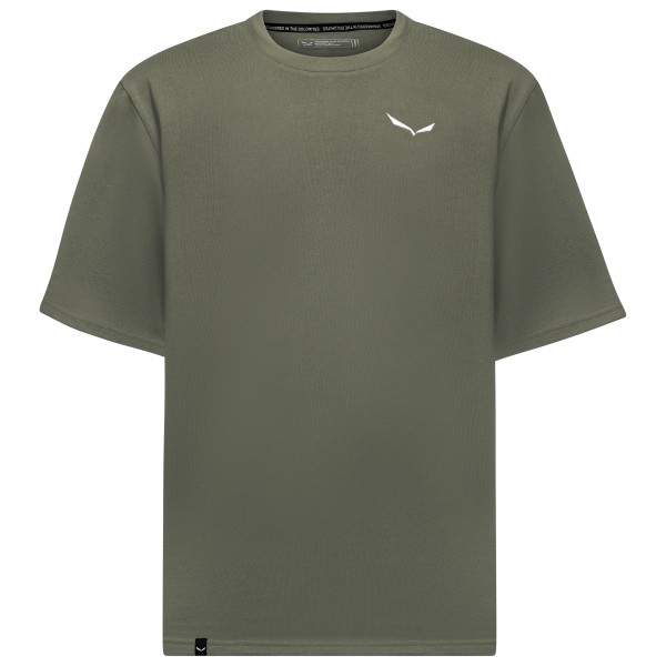 Salewa Eagle Peak T-Shirt S/S Sportshirt Olijfgroen
