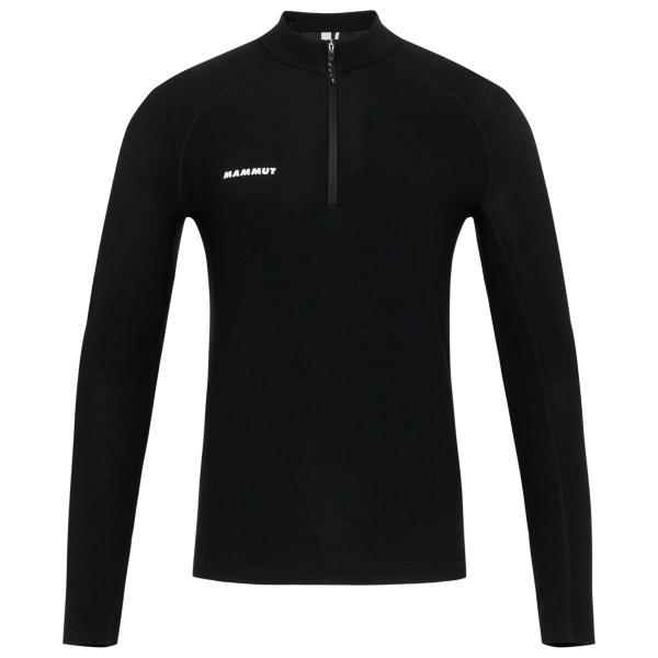 Mammut Tree Wool Thermal FL Half Zip Longsleeve Sportshirt Zwart