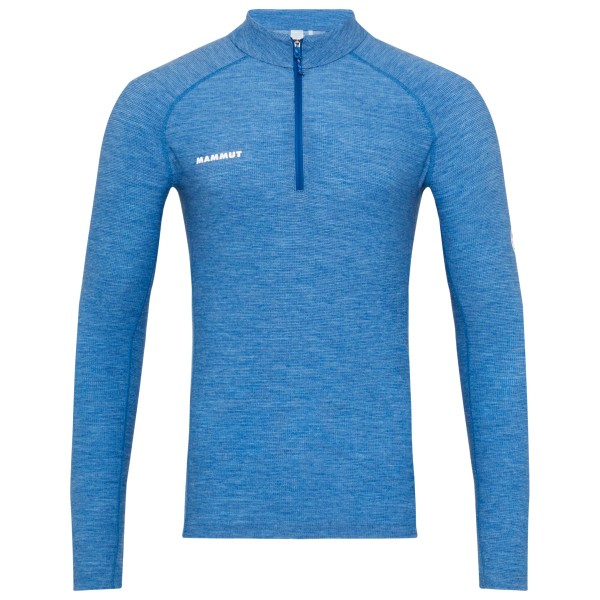 Mammut Tree Wool Thermal FL Half Zip Longsleeve Sportshirt Blauw