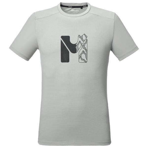 Millet Kamet Map T-Shirt S/S T-Shirt Men (Gr L |grau)