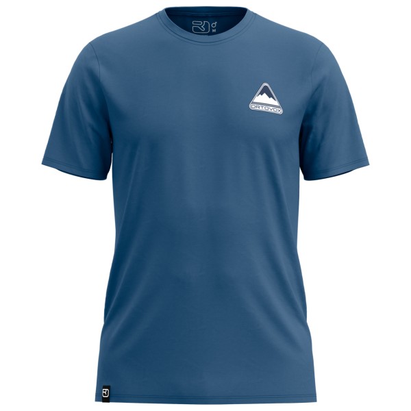 Ortovox 140 Cool Triangle TS Merinoshirt Blauw