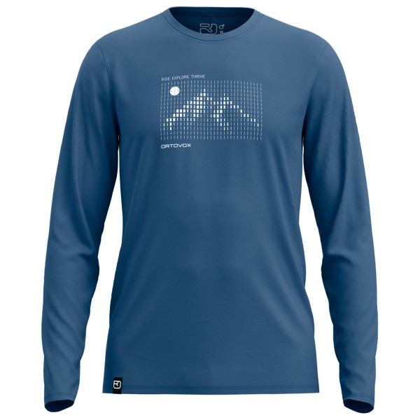 Ortovox 185 Merino Sunrise L/ Merinoshirt Blauw
