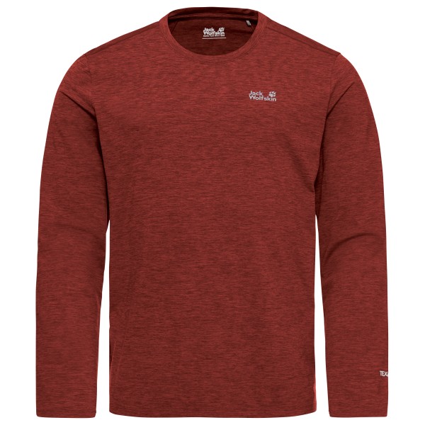Jack Wolfskin Trail L/ Sportshirt Rood