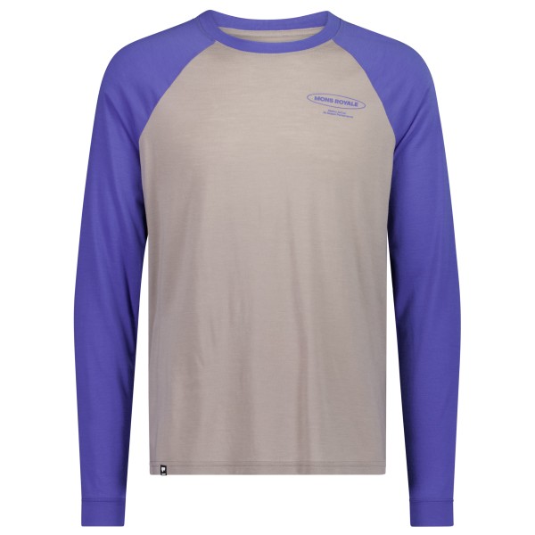 Mons Royale Icon Merino Raglan Long Sleeve Merinolongsleeve Grijs