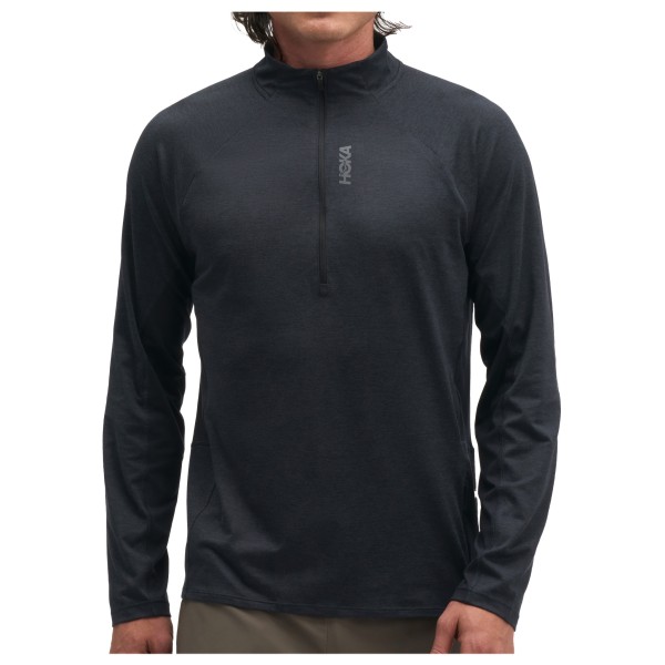 HOKA Skyform Half Zip Hardloopshirt Zwart