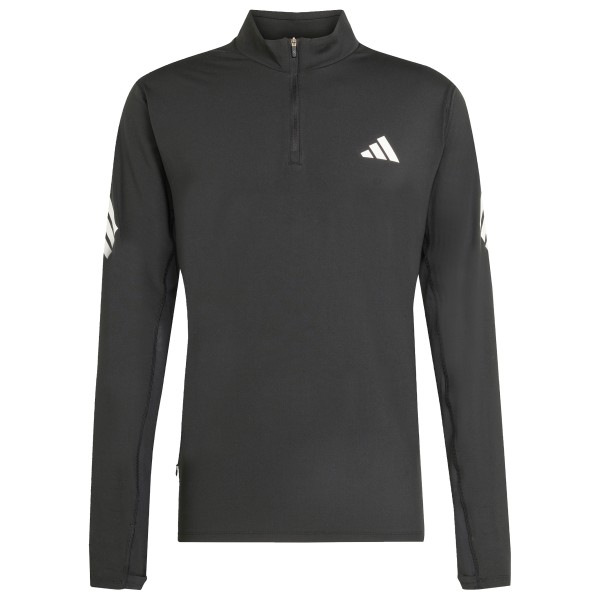 adidas - AD365 Running Iconic Half Zip - Laufshirt Gr L grau