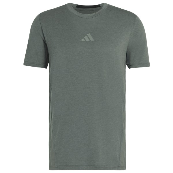 adidas D4T Workout 3 Stripes T-Shirt Sportshirt Olijfgroen