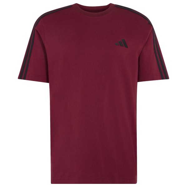 adidas Essentials Single Jersey Left Chest Branded Tee T-shirt Rood