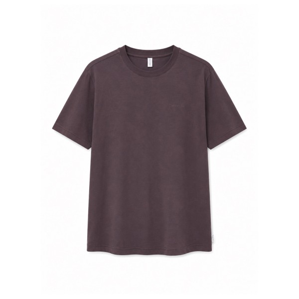 Mazine Back Print T-Shirt T-shirt purper Grijs