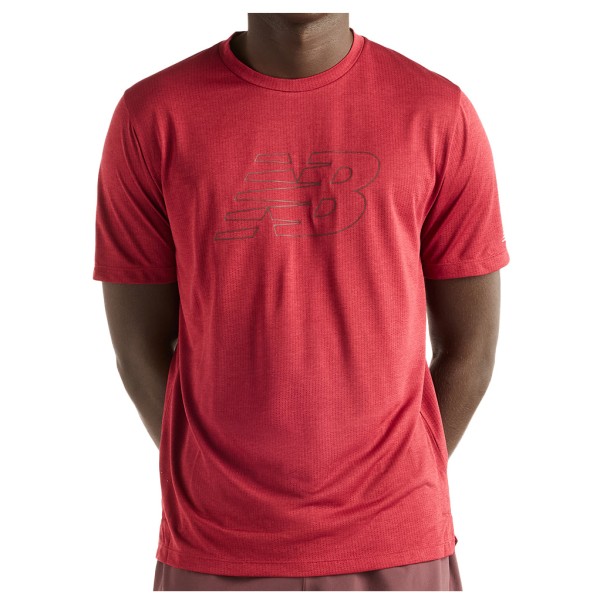 New Balance RC Essential Graphic T-Shirt V2 Hardloopshirt Rood