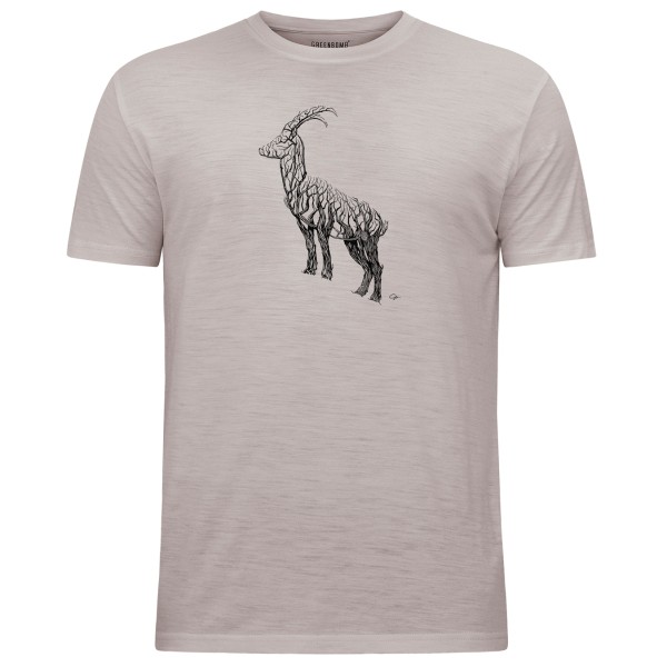 GreenBomb Animal Ram Loom Merinoshirt Geel