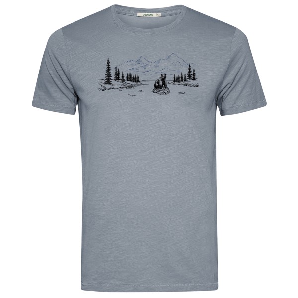 GreenBomb Bear River Spice T-shirt Grijs