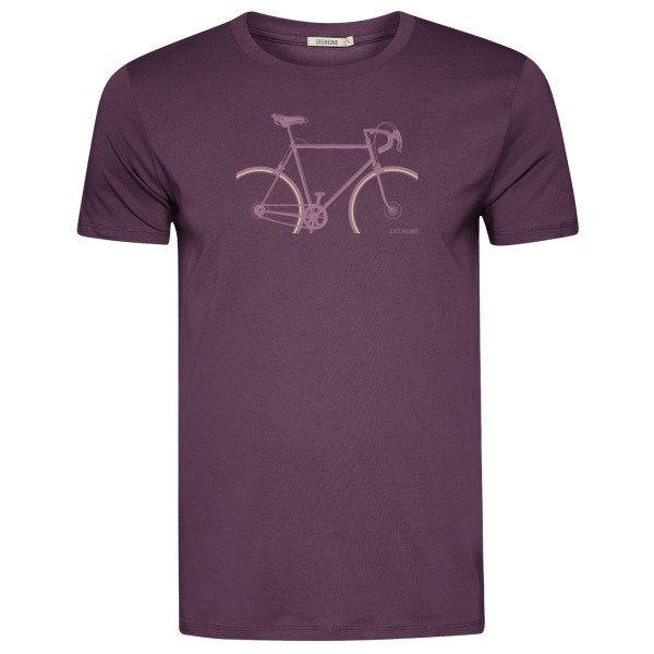 GreenBomb Bike Crop Guide T-shirt Purper