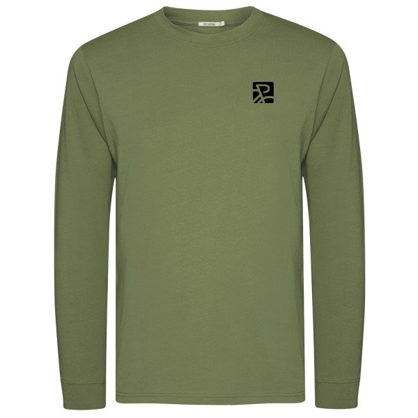 GreenBomb Bike Square Crisp Longsleeve Olijfgroen