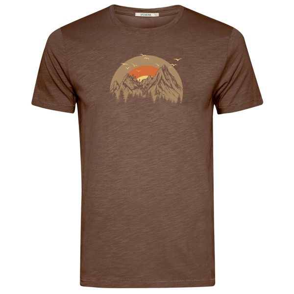 GreenBomb Peak Circle Spice T-shirt Bruin