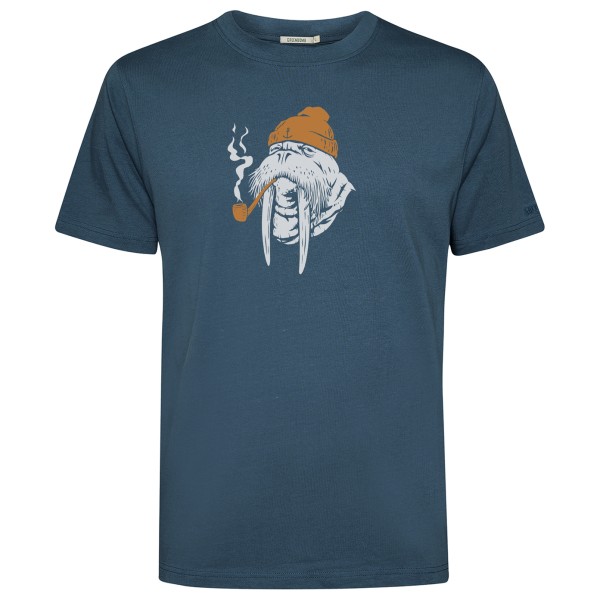 GreenBomb Smokey Walrus Fusion T-shirt Blauw
