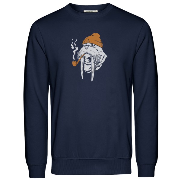 GreenBomb Smokey Walrus Wild Longsleeve Blauw