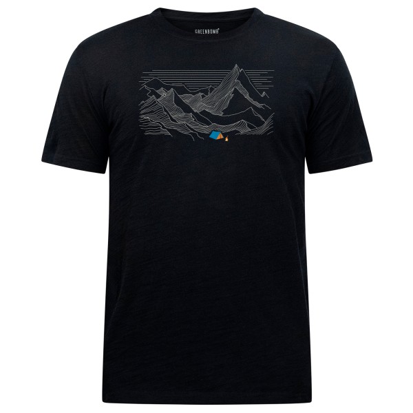 GreenBomb Tent Loom Merinoshirt Zwart