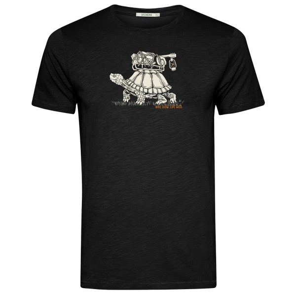 GreenBomb Turtle Walk Spice T-shirt Zwart