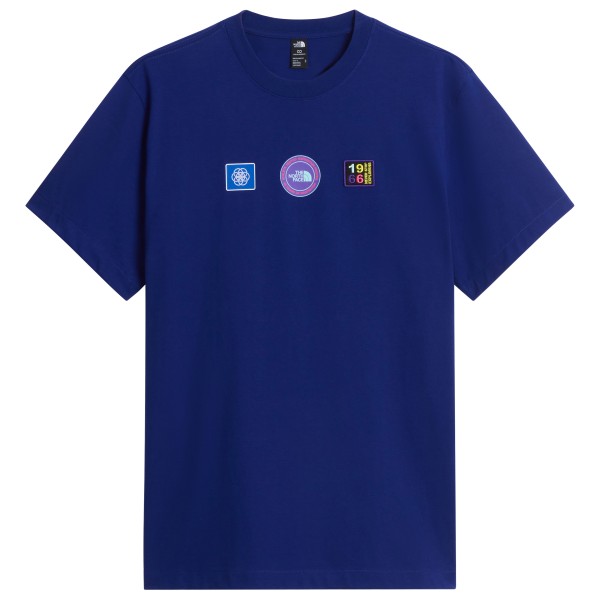 The North Face Explorer Badges RLX S/S Tee T-shirt Blauw