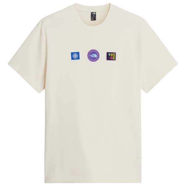 The North Face – Explorer Badges RLX S/S Tee – T-shirt maat XS, Beige