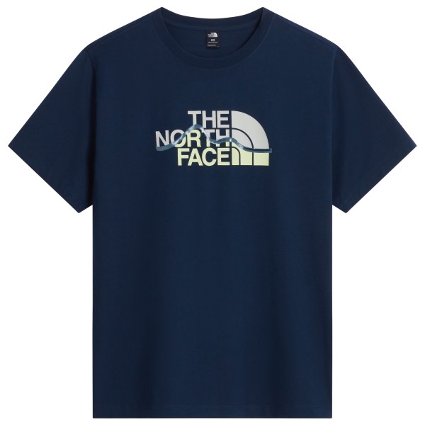 The North Face Mountain Line Regular Short Sleeve Tee T-shirt Blauw