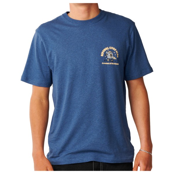 Rip Curl Shaper Address Tee Update T-shirt Blauw