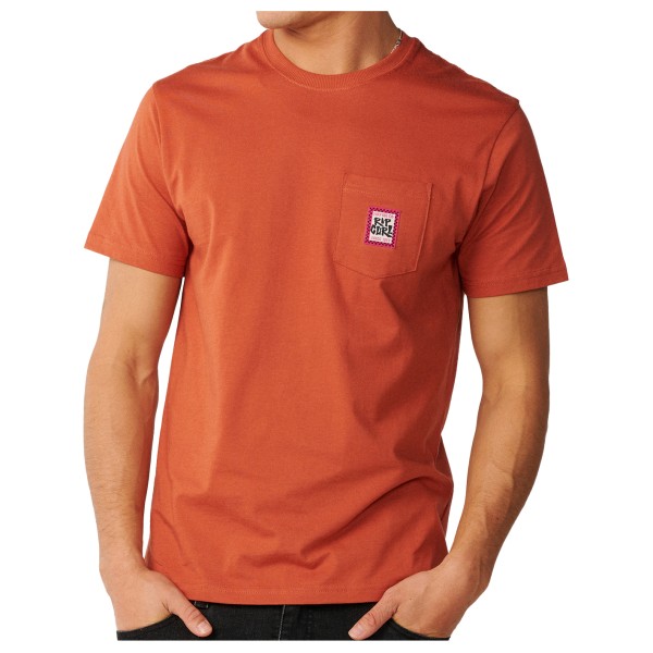 Rip Curl Streamline Pocket Badge Tee T-shirt Rood
