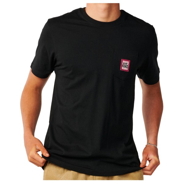 Rip Curl Streamline Pocket Badge Tee T-shirt Zwart