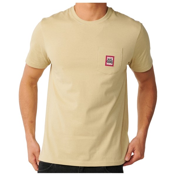 Rip Curl Streamline Pocket Badge Tee T-shirt Beige