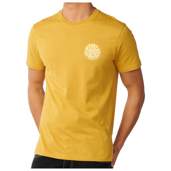 Rip Curl Wettie Passage Icon Tee T-shirt Geel