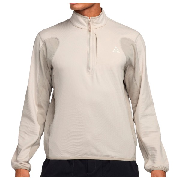 Nike ACG Therma Fit Wolf Grid Half-Zip Top Fleecetrui Beige