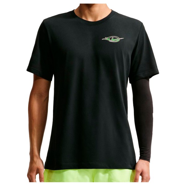 Nike Dri-Fit Tee Stride Print Pack Hardloopshirt Zwart