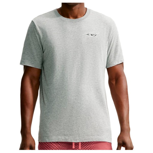 Nike Dri-Fit Tee Stride Print Pack Hardloopshirt Grijs