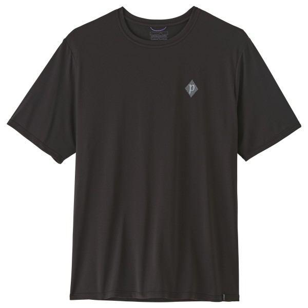 Patagonia Capilene Cool Daily Shirt Hut Tripper Sportshirt Zwart