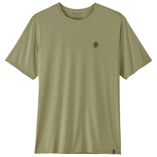 Patagonia Capilene Cool Daily Shirt Hut Tripper Sportshirt Olijfgroen