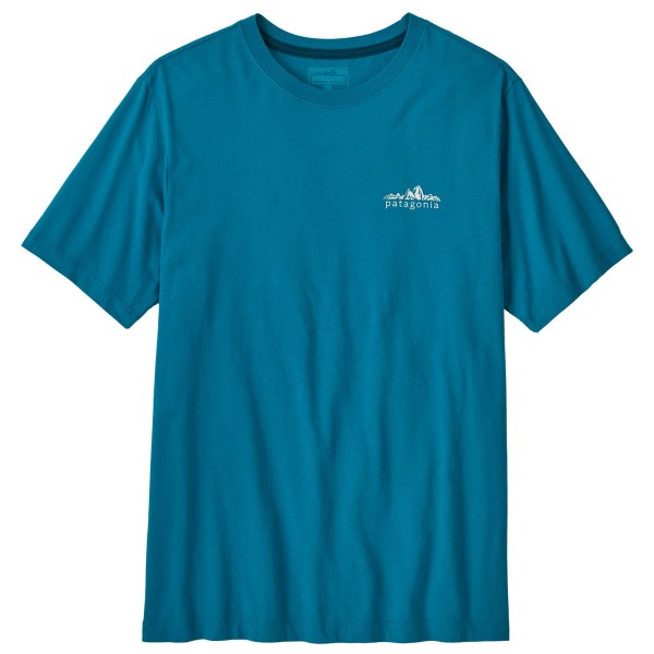 Patagonia Fitz Roy Foothills T-Shirt T-shirt Blauw