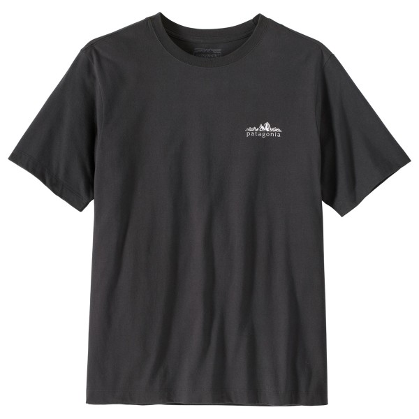 Patagonia Fitz Roy Foothills T-Shirt T-shirt Zwart