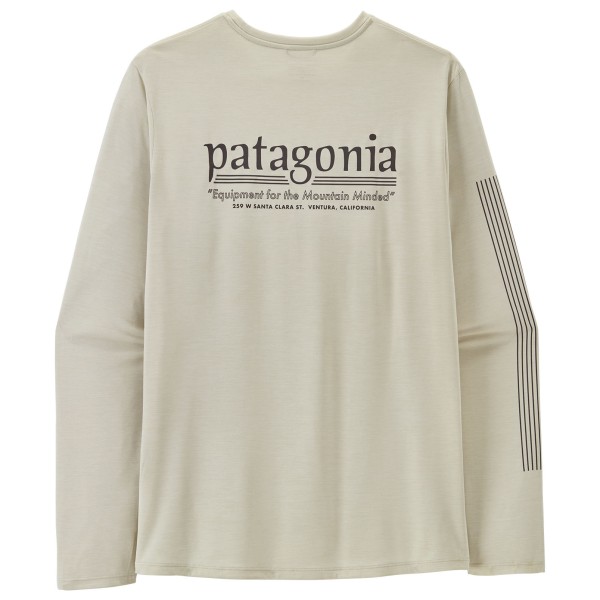 Patagonia L/S Capilene Cool Daily Shirt Hut Tripper Sportshirt Beige