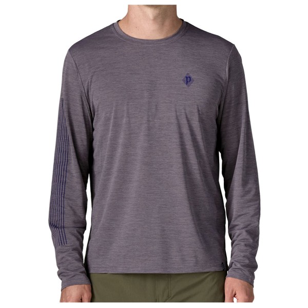 Patagonia L/S Capilene Cool Daily Shirt Hut Tripper Sportshirt Grijs