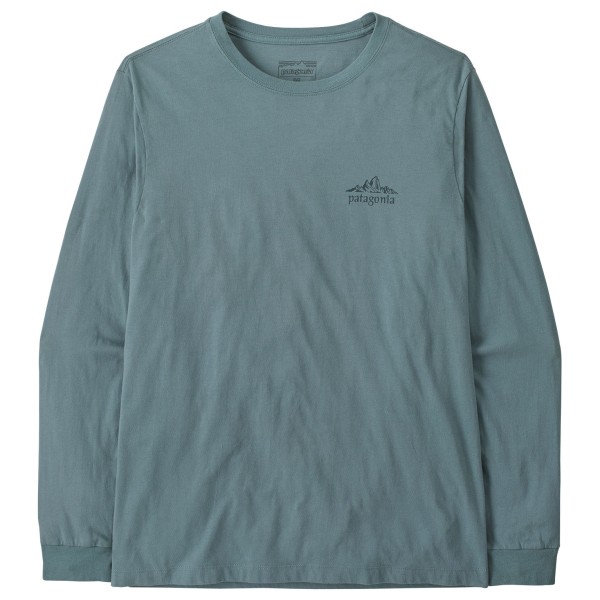 Patagonia L/S Cloud Crag T-Shirt Longsleeve turkoois Turquoise