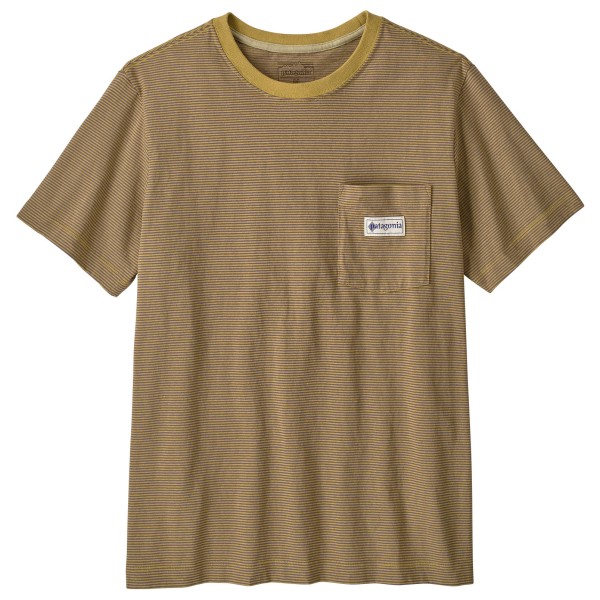 Patagonia MW Hut Tripper Label Pocket Tee T-shirt Bruin