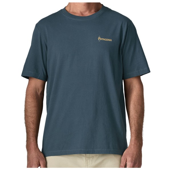 Patagonia Water People Banner T-Shirt T-shirt Blauw